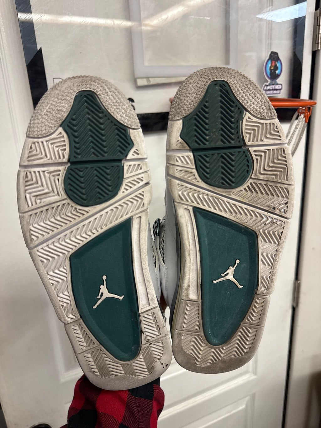 Jordan 4 Retro Oxidized Green - Lightly Used, OG All