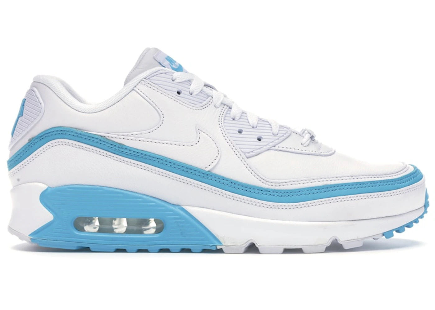 Nike Air Max 90 Undefeated White Blue Fury