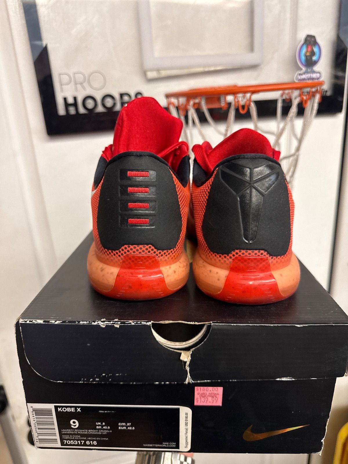 Nike Kobe 10 Hot Lava - Fairly Used, OG All