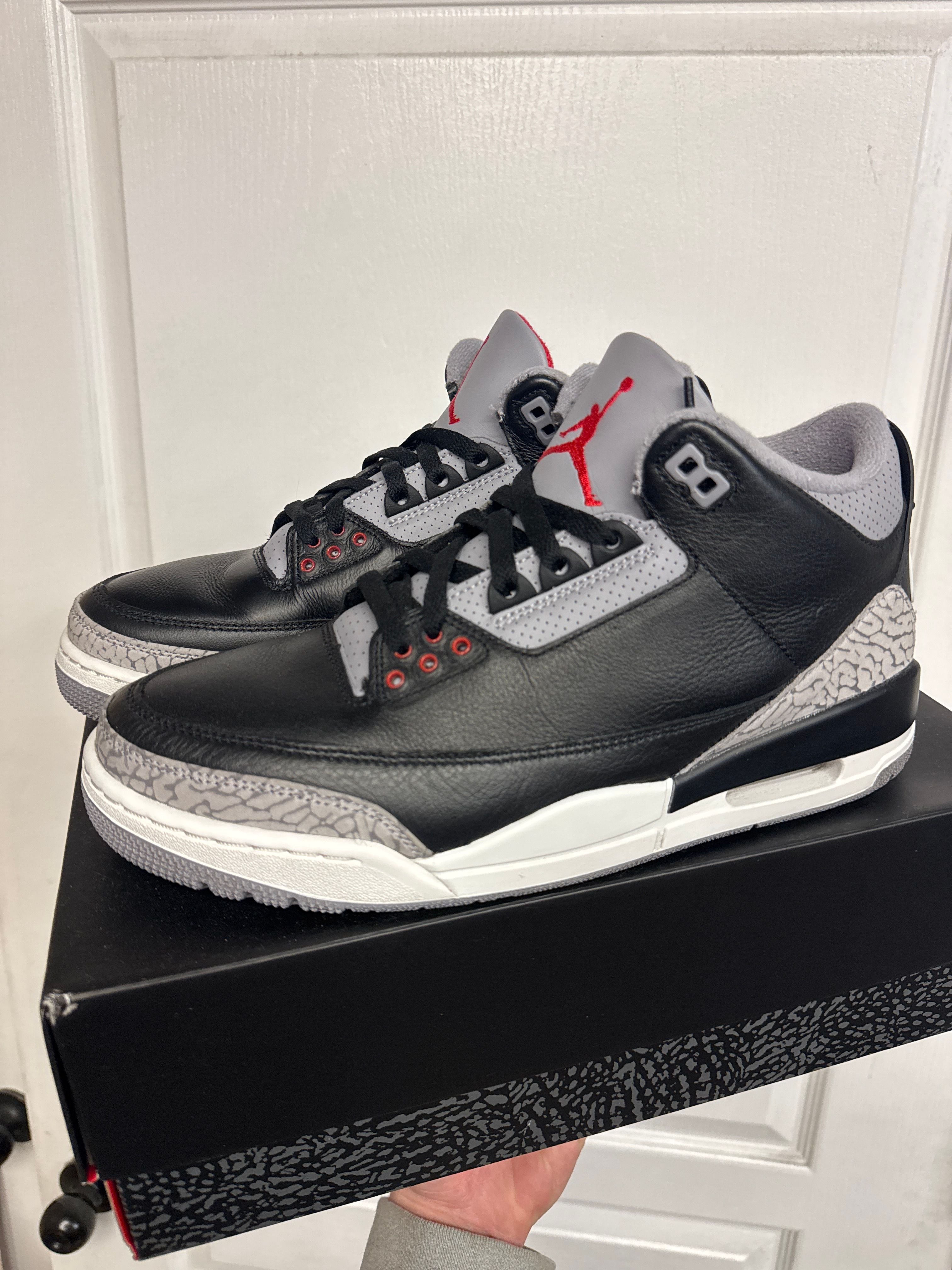 Jordan 3 Retro OG Black Cement (2024) - Lightly Used, OG All