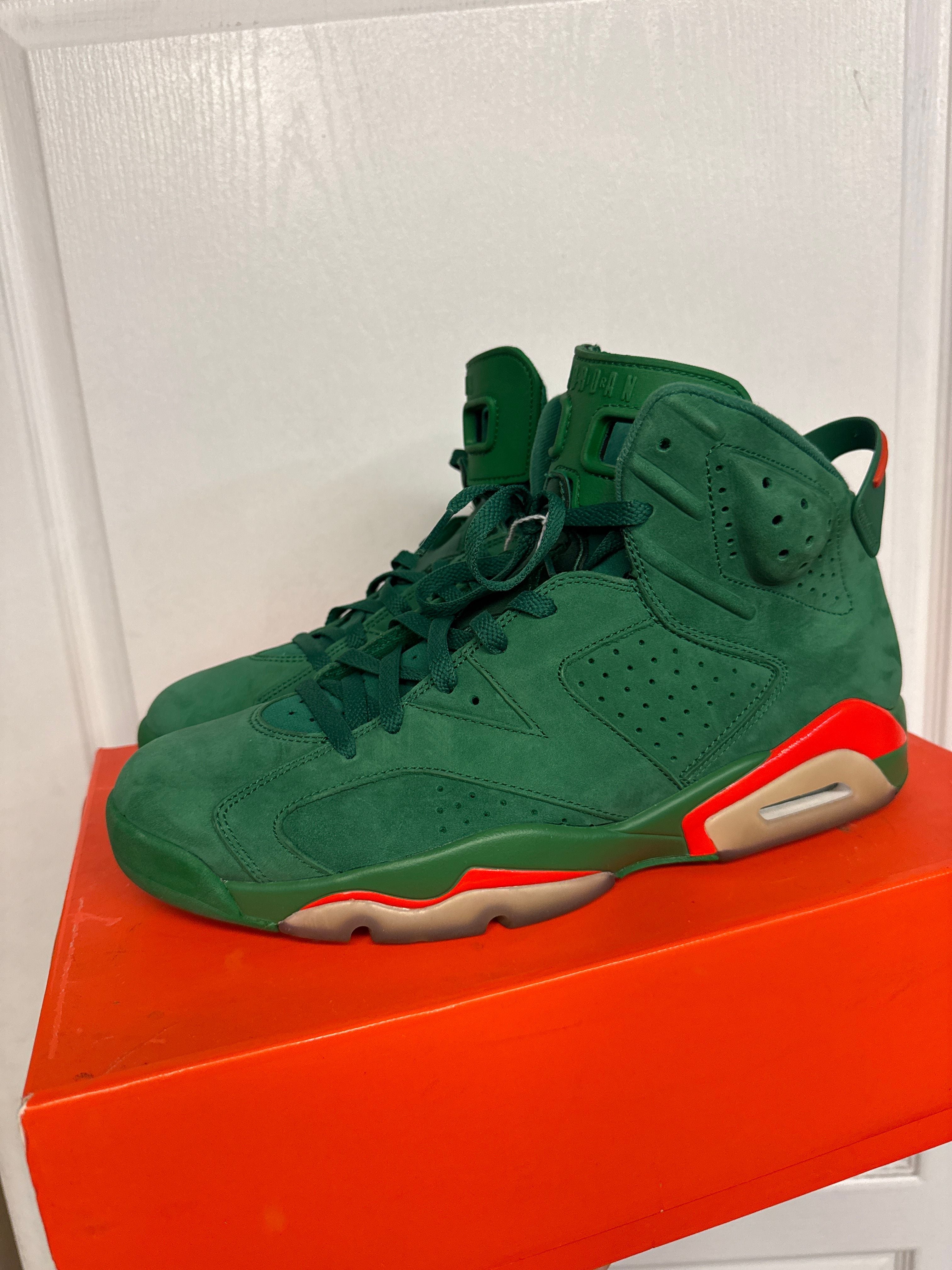 Jordan 6 Retro Gatorade Green - Lightly Used, OG Box