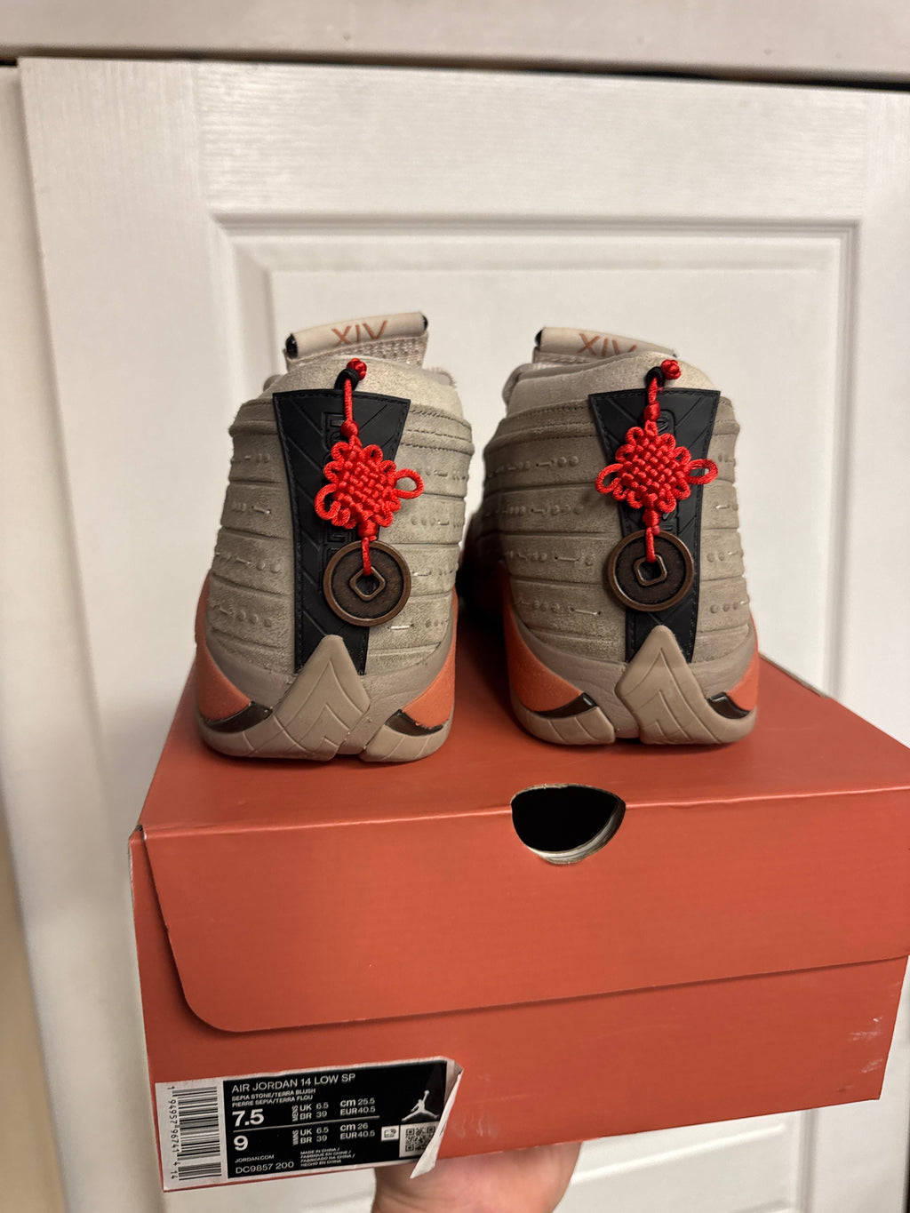 Jordan 14 Retro Low CLOT Terra Blush - Lightly Used, OG All