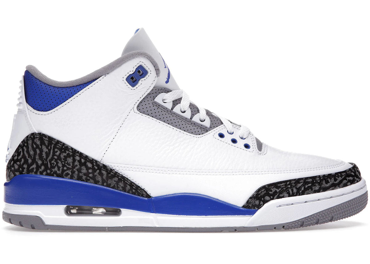 Jordan 3 Retro Racer Blue - Fairly Used, OG All