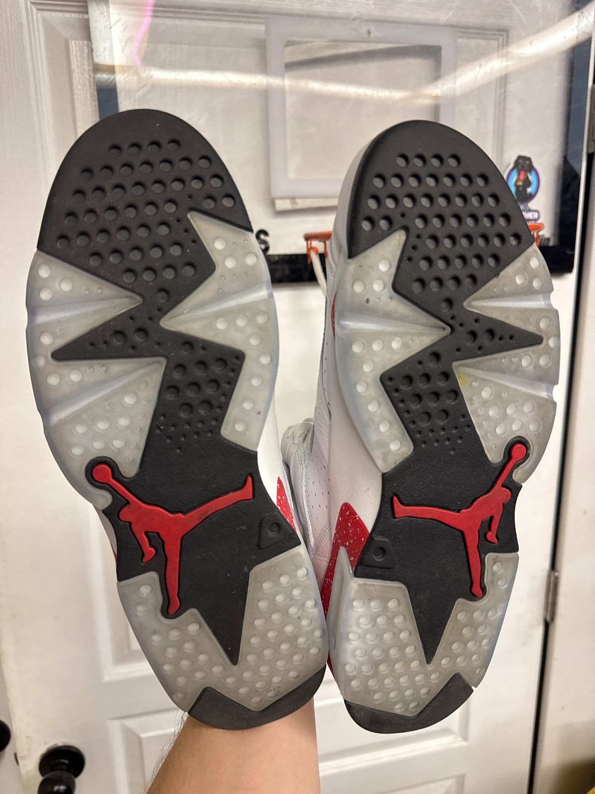 Jordan 6 Retro Red Oreo - Lightly Used, No Box