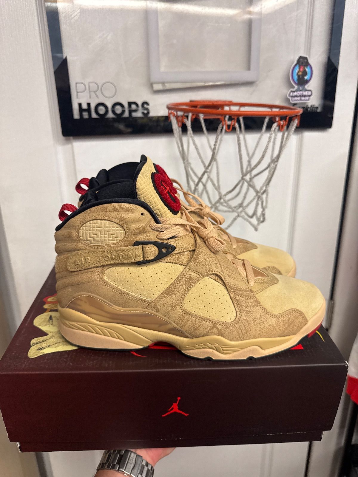 Jordan 8 Retro SE Rui Hachimura Black Samurai - Lightly Used, OG All