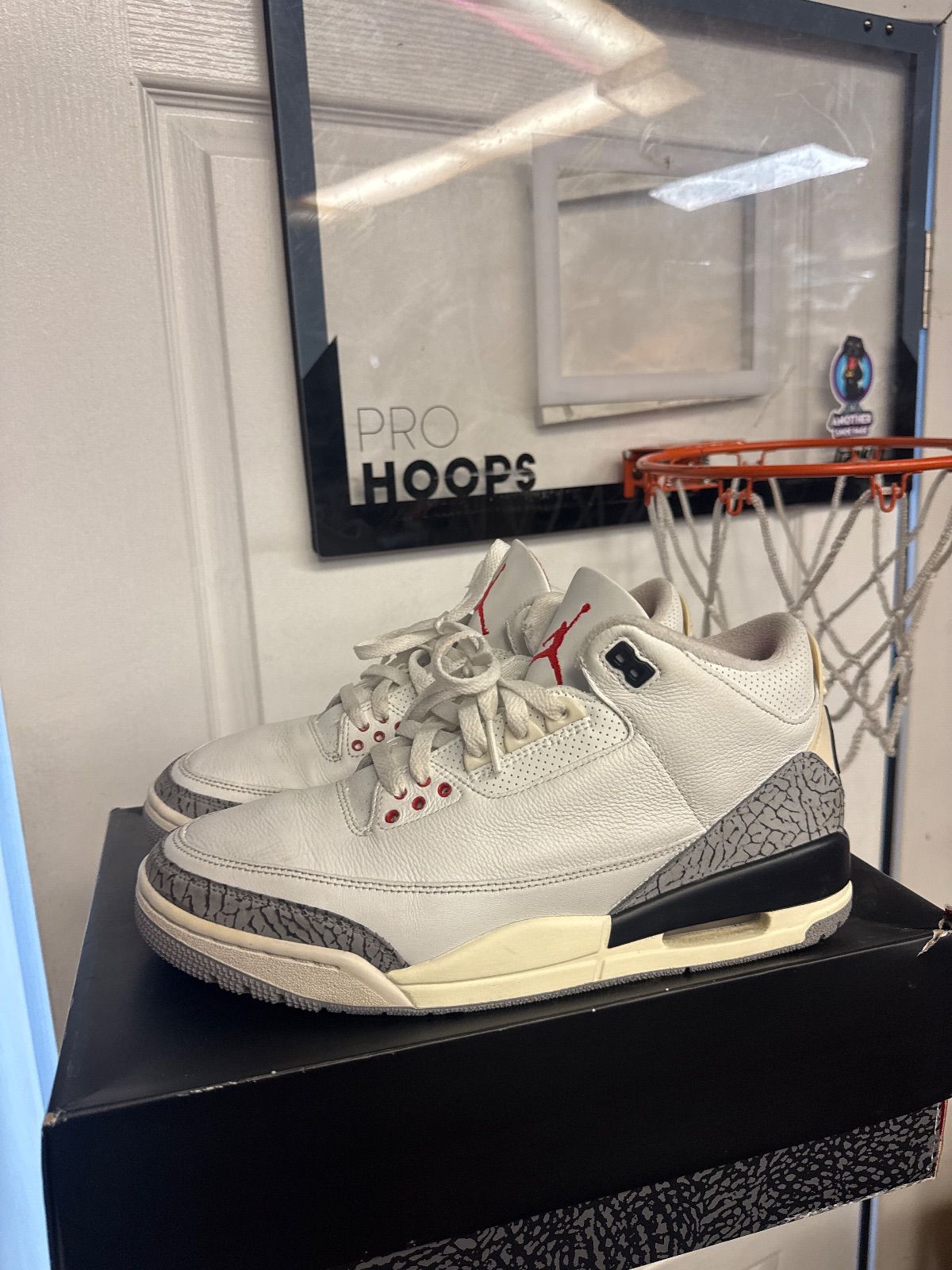 Jordan 3 Retro White Cement Reimagined - Lightly Used, OG All