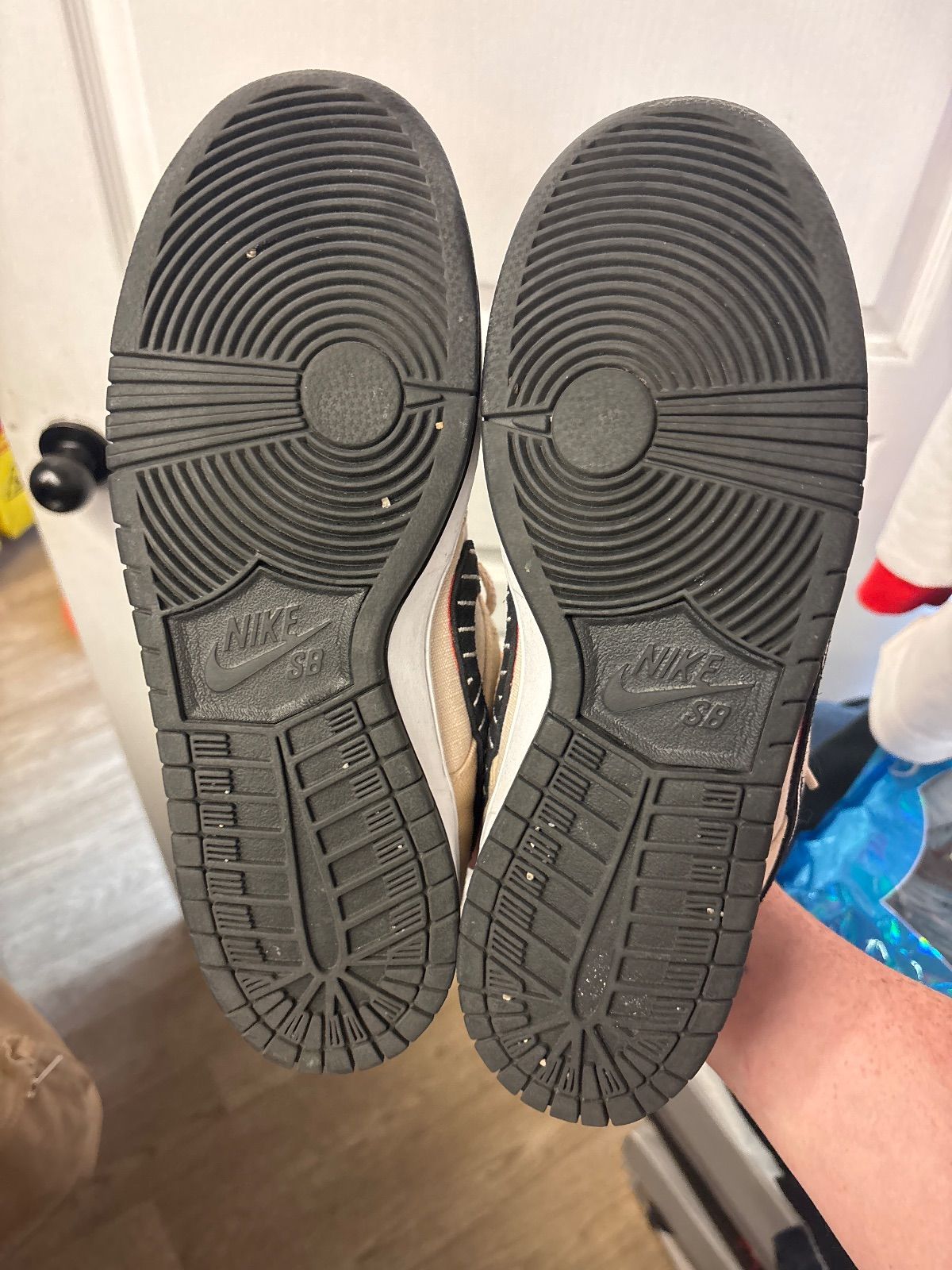 Nike SB Dunk Low Albino & Preto - Lightly Used, OG All