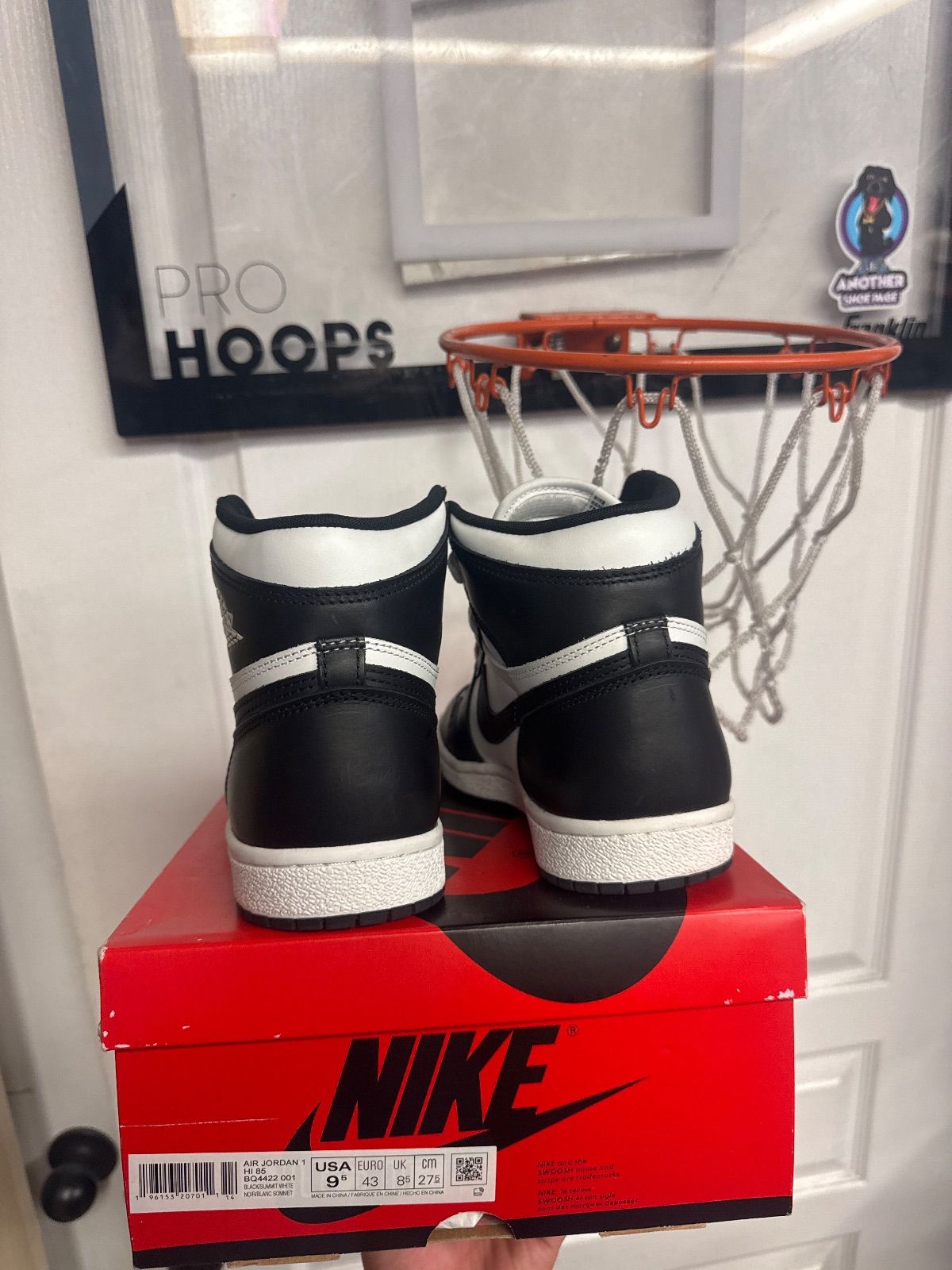Jordan 1 Retro High '85 Black White (2023) - Lightly Used, OG All