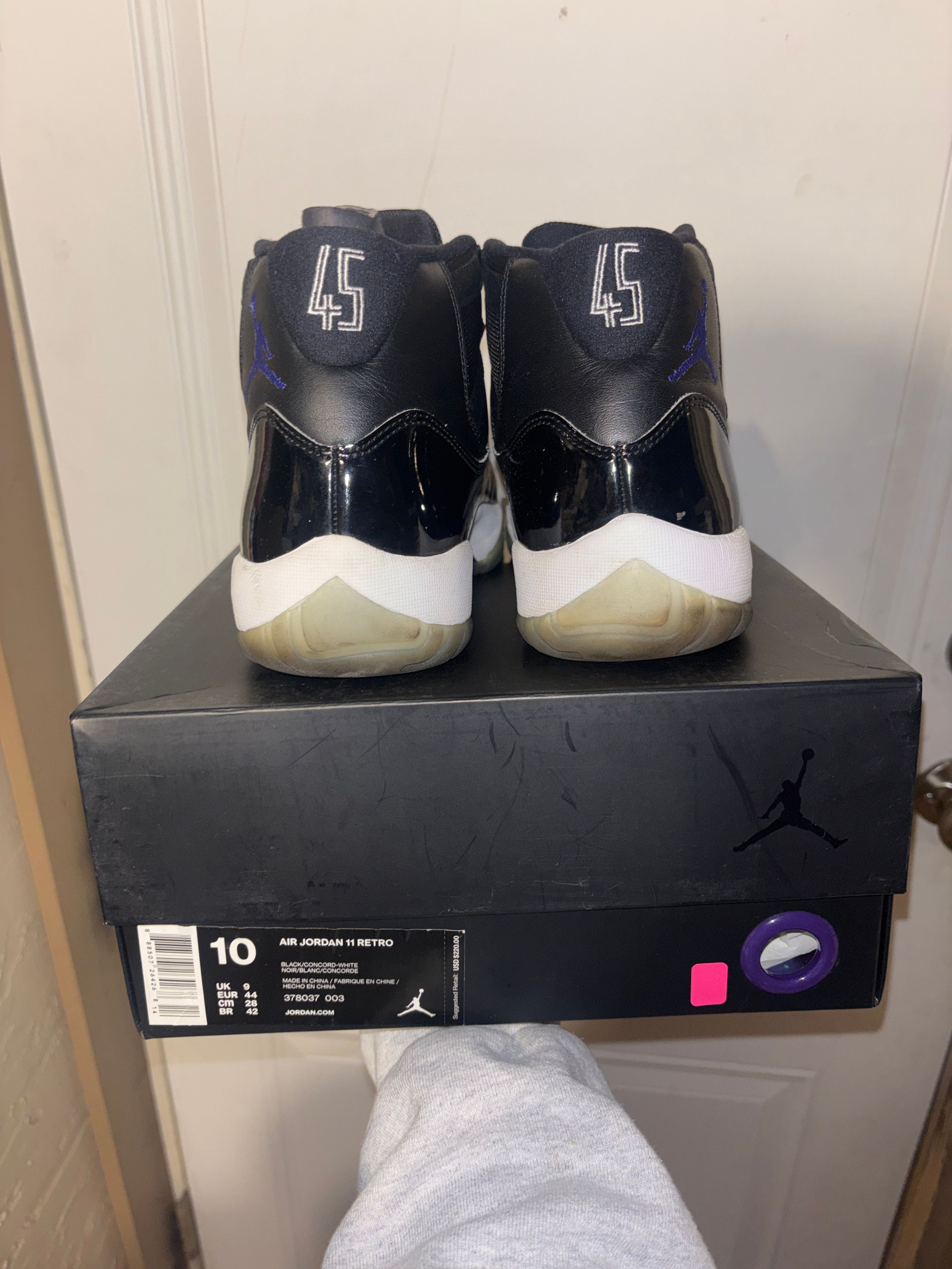 Jordan 11 Retro Space Jam (2016) - Fairly Used, OG All