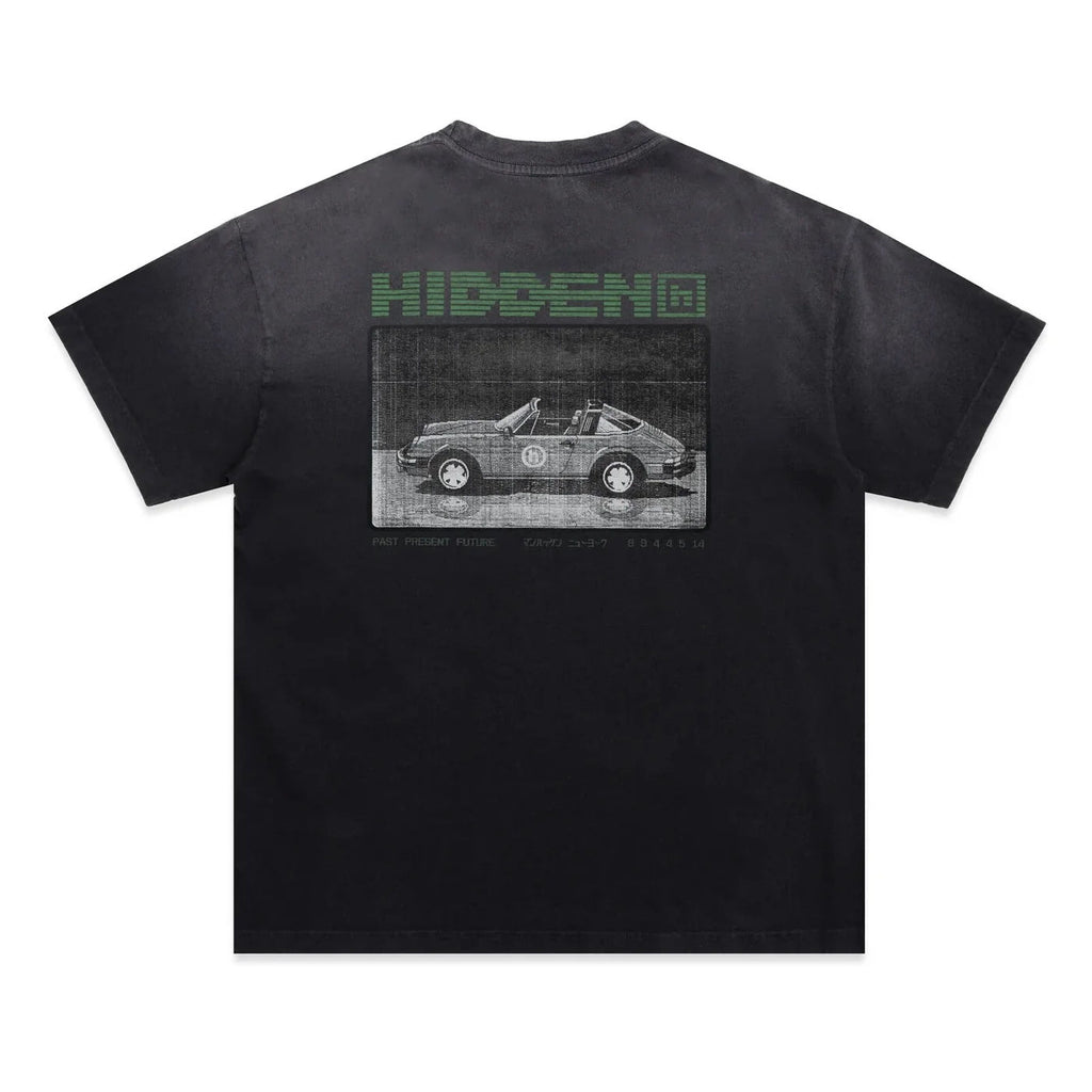Hidden NY Dot Matrix Roadster Tee Washed Black