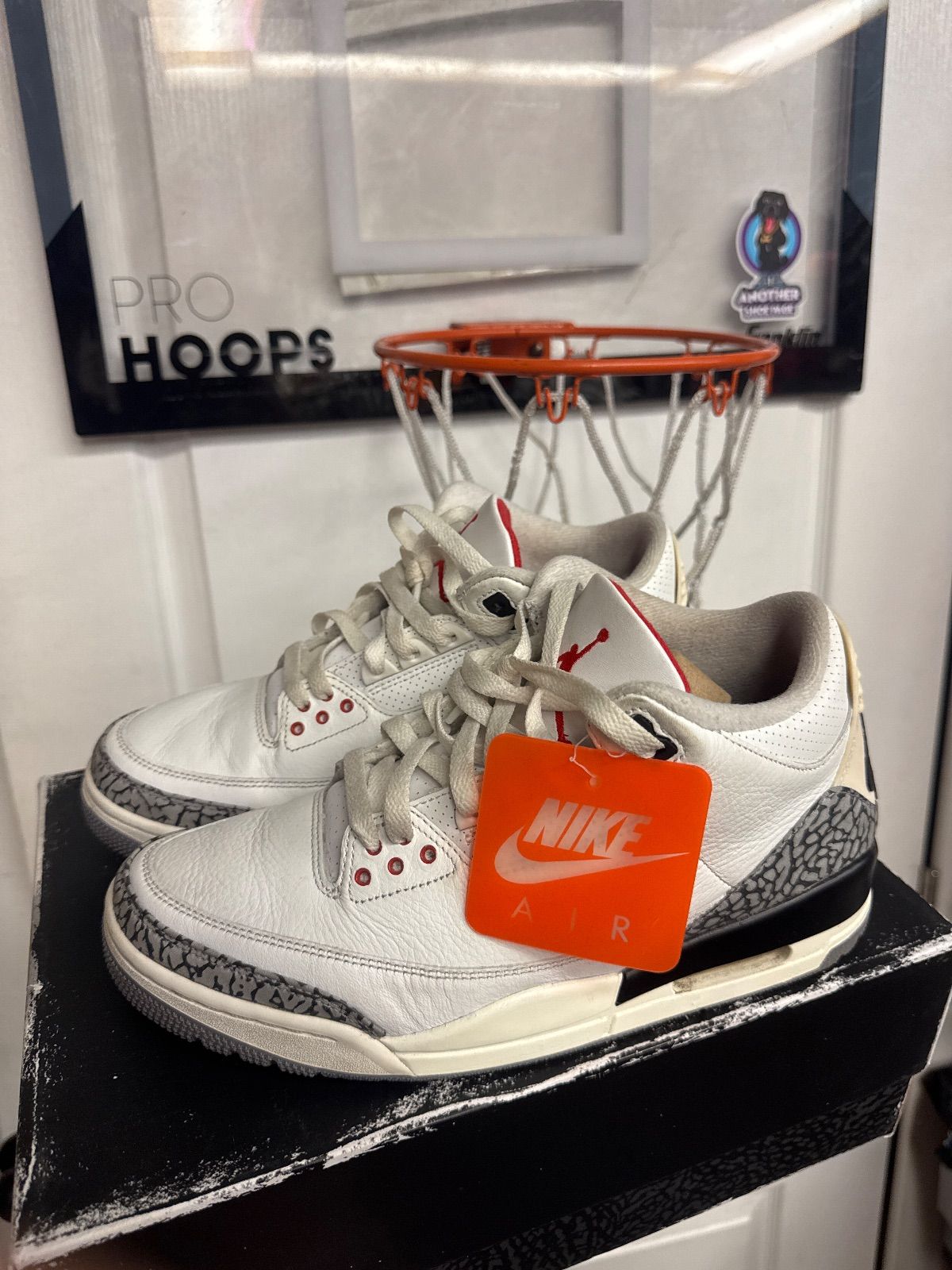 Jordan 3 Retro White Cement Reimagined - Lightly Used, OG All