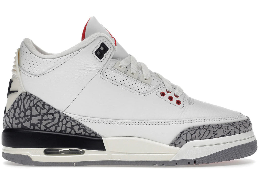 Jordan 3 Retro White Cement Reimagined (GS) - Lightly Used, OG All
