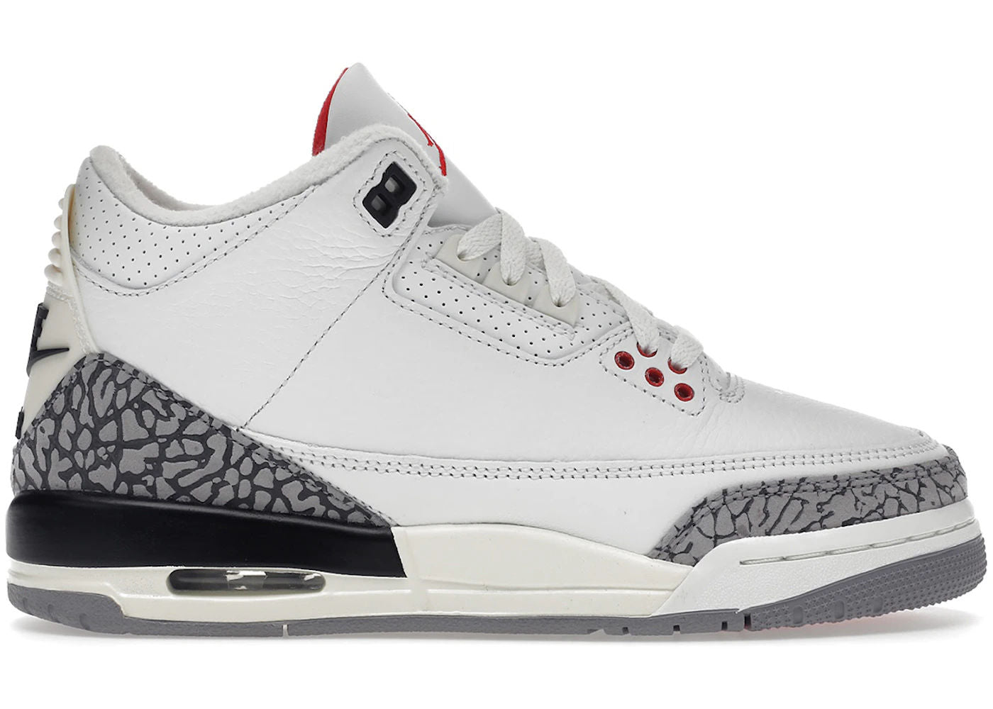 Jordan 3 Retro White Cement Reimagined (GS) - Lightly Used, OG All
