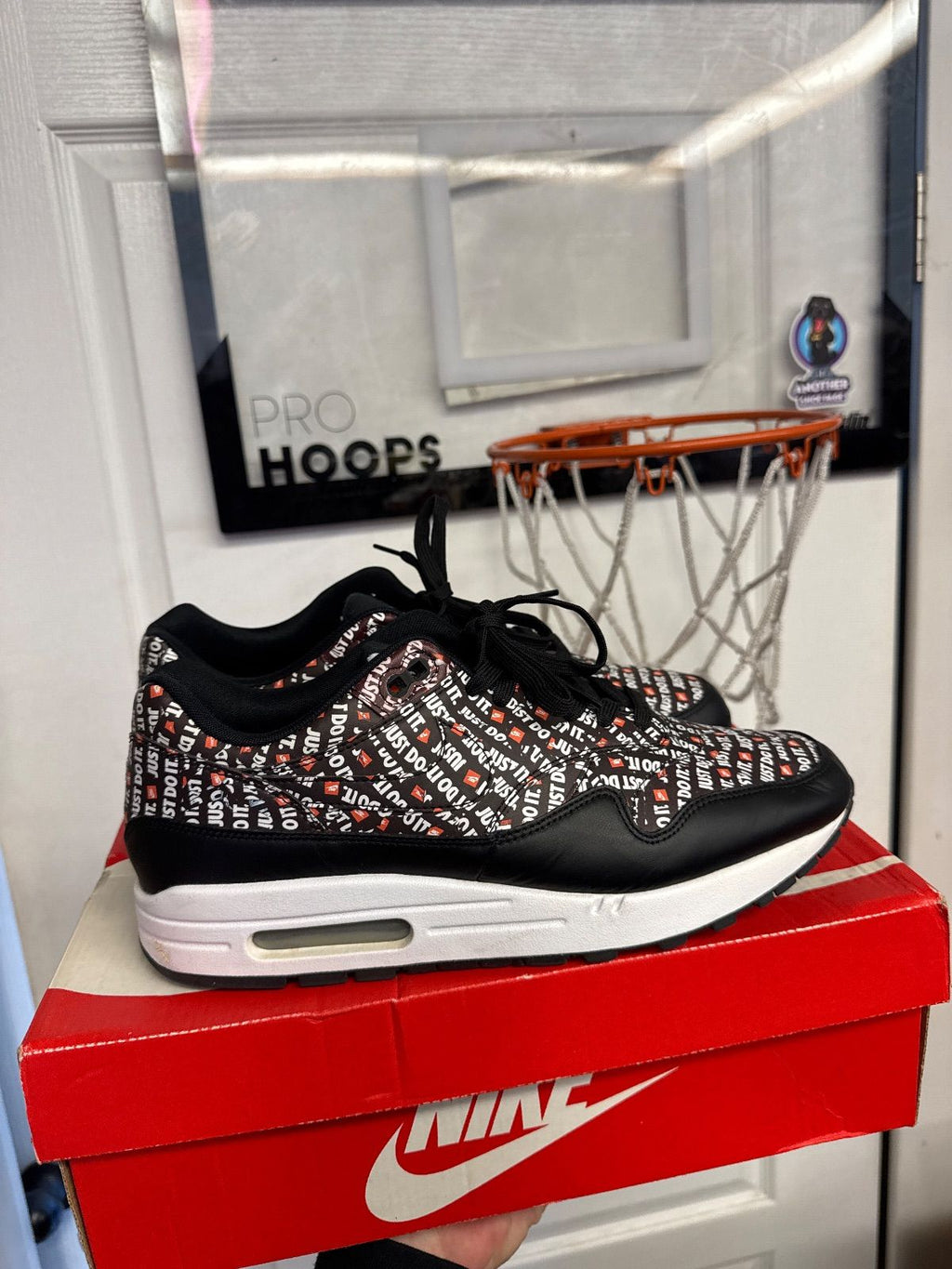 Nike Air Max 1 Just Do It Pack Black - Lightly Used, OG All