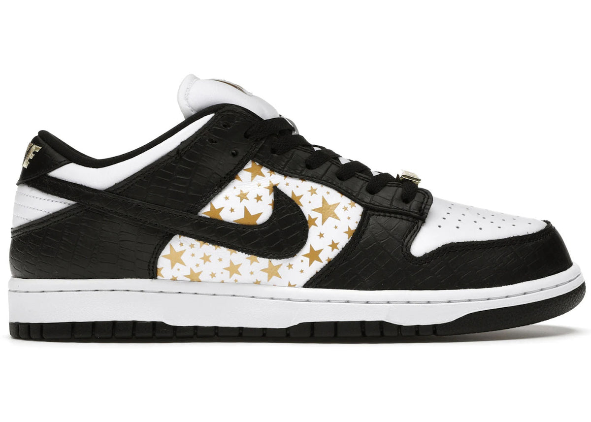Nike SB Dunk Low Supreme Stars Black (2021) - Lightly Used, OG All