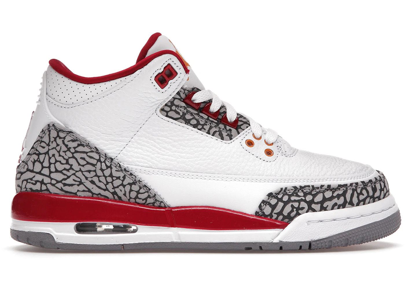Jordan 3 Retro Cardinal (GS) - Lightly Used, OG All
