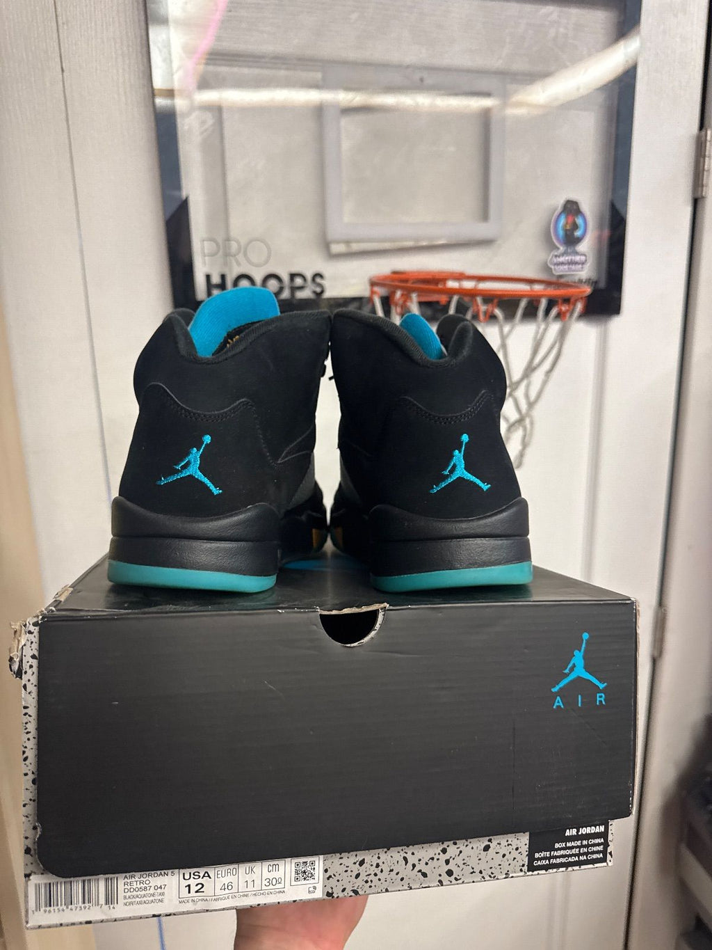 Jordan 5 Retro Aqua - Lightly Used, OG All
