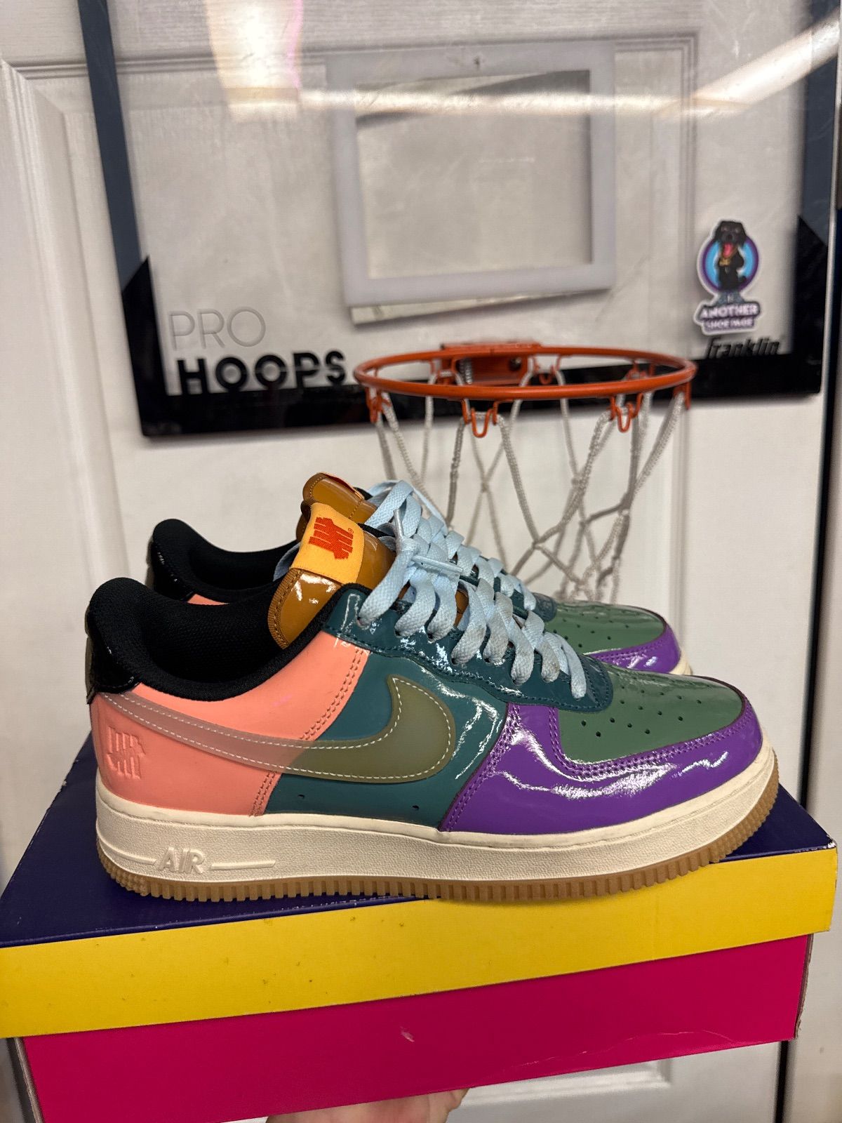 Nike Air Force 1 Low SP Undefeated Multi-Patent Wild Berry - Lightly Used, OG All