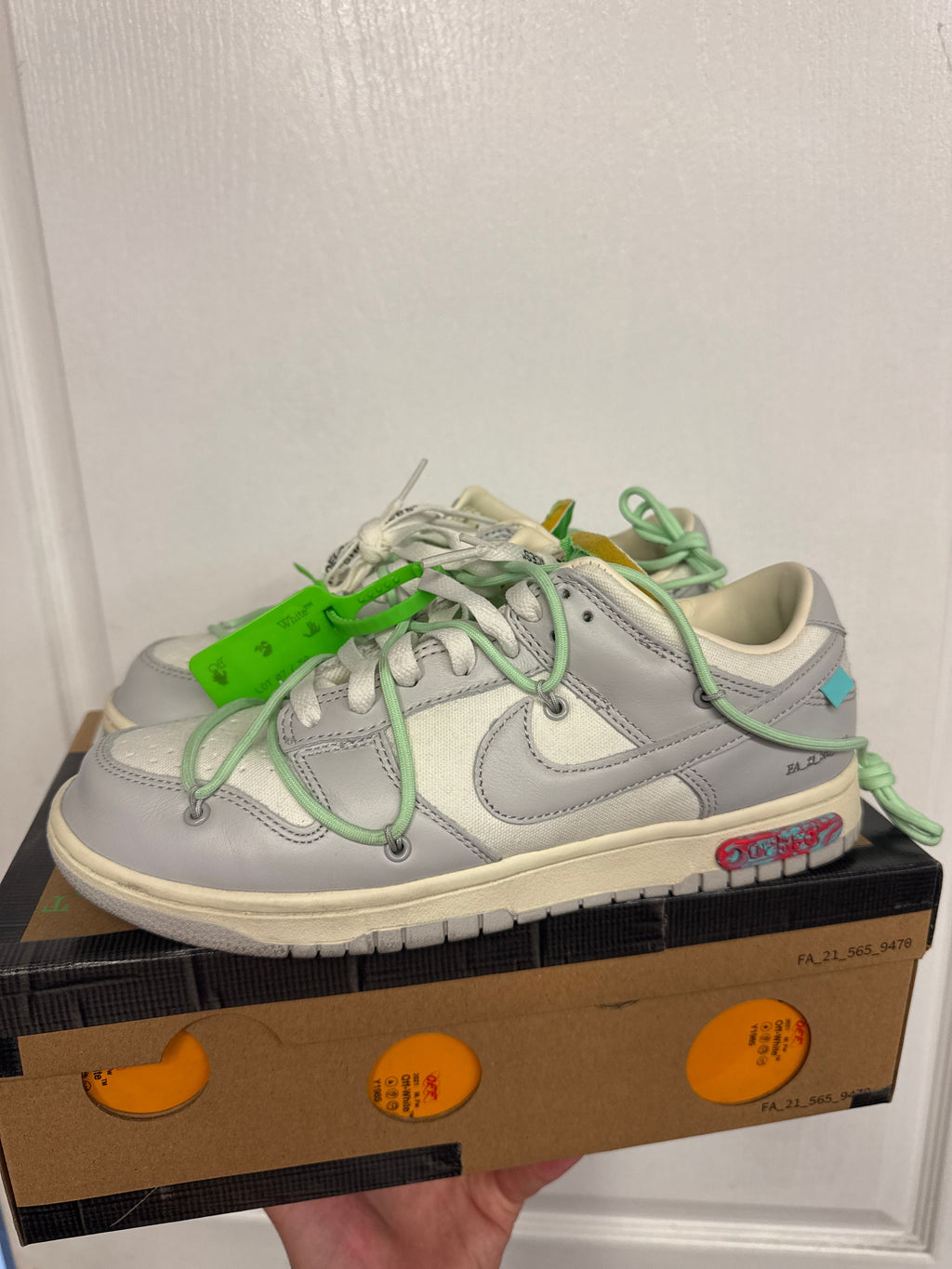 Nike Dunk Low Off-White Lot 7 - Lightly Used, OG All