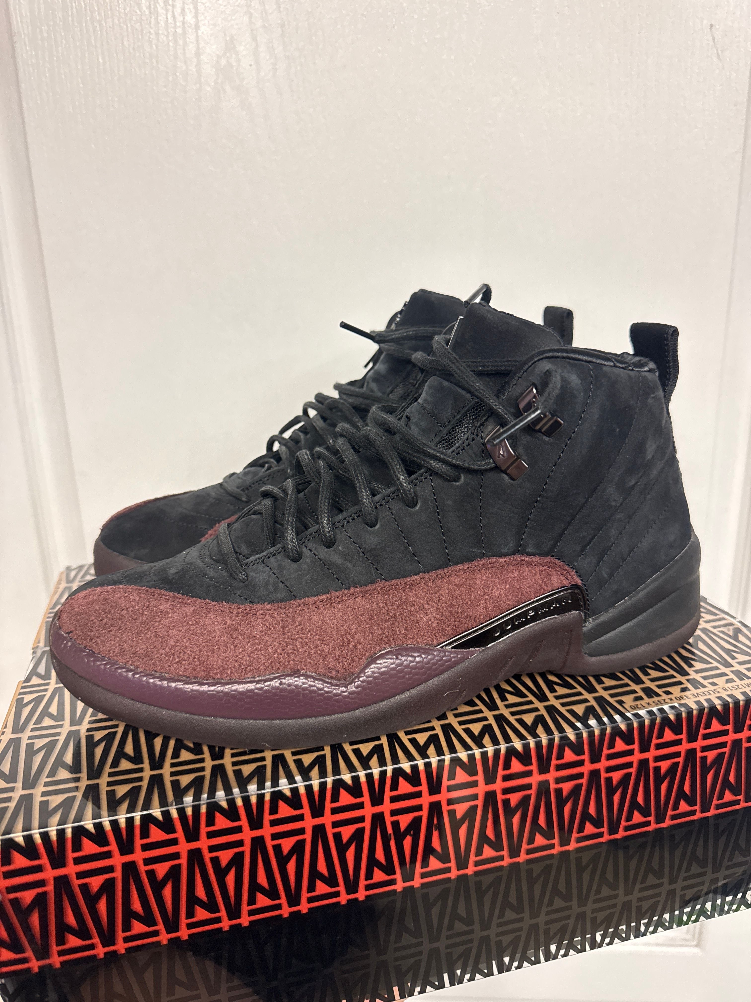 Jordan 12 Retro SP A Ma Maniére Black (Women's) - Lightly Used, OG All
