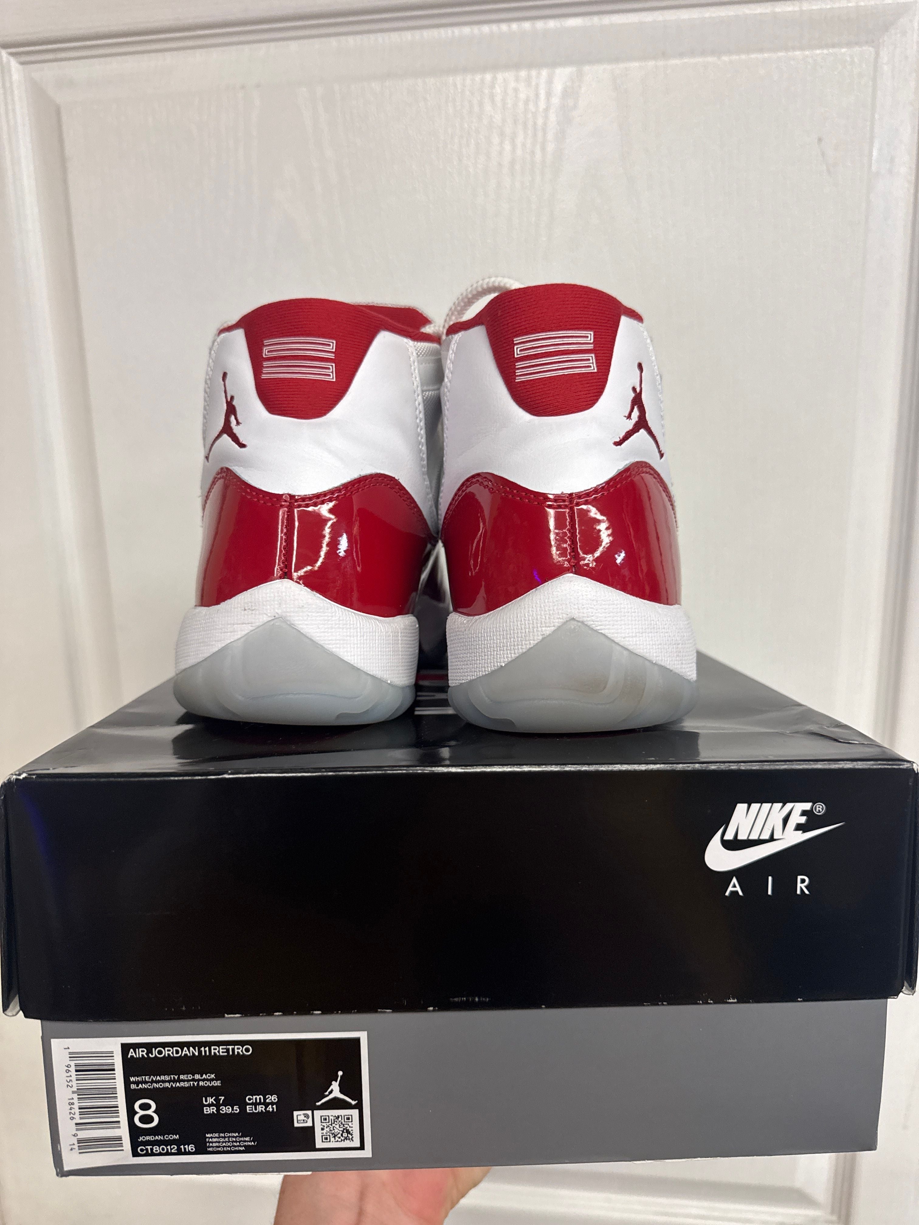 Jordan 11 Retro Cherry (2022) - Lightly Used, OG All