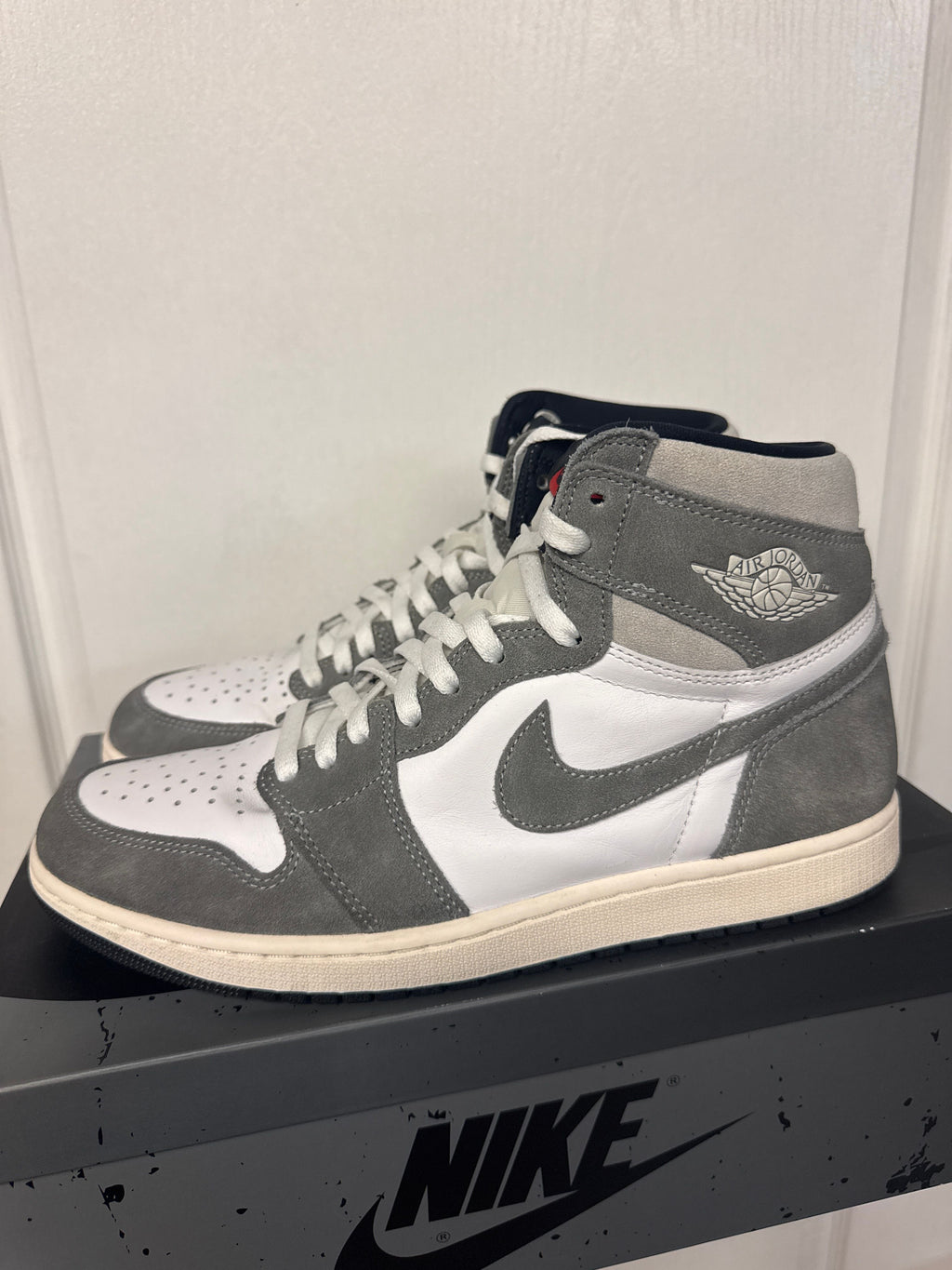 Jordan 1 Retro High OG Washed Black - Lightly Used, OG All