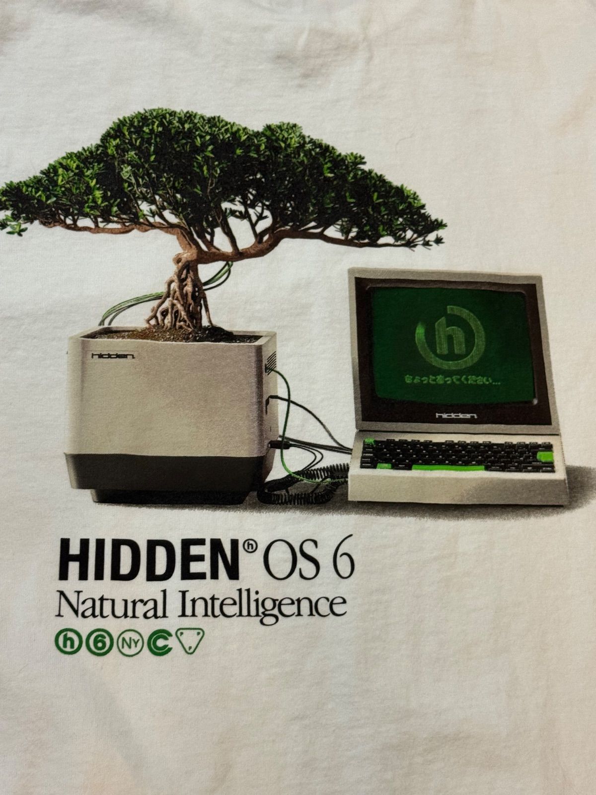 Hidden NY Natural Intelligence OS 6 Tee White
