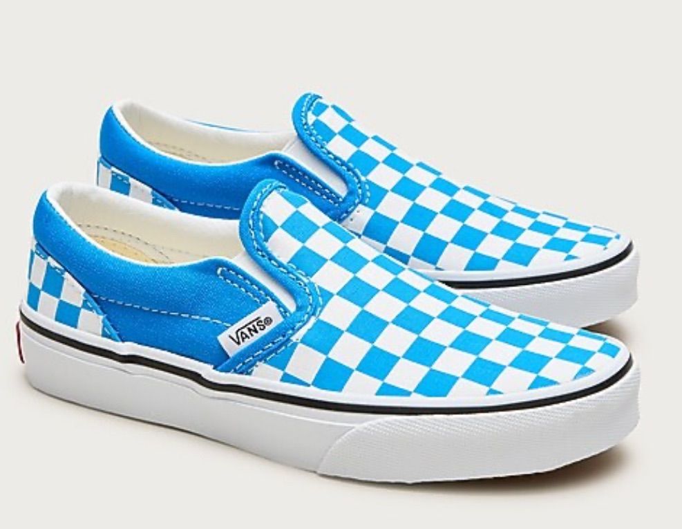 Vans Color Theory Blue Slip On