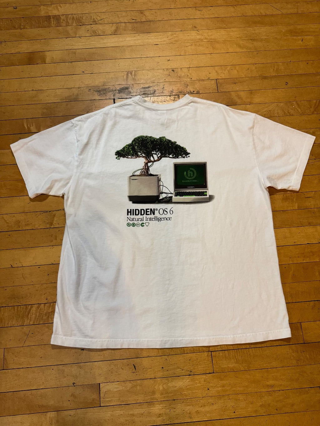Hidden NY Natural Intelligence OS 6 Tee White