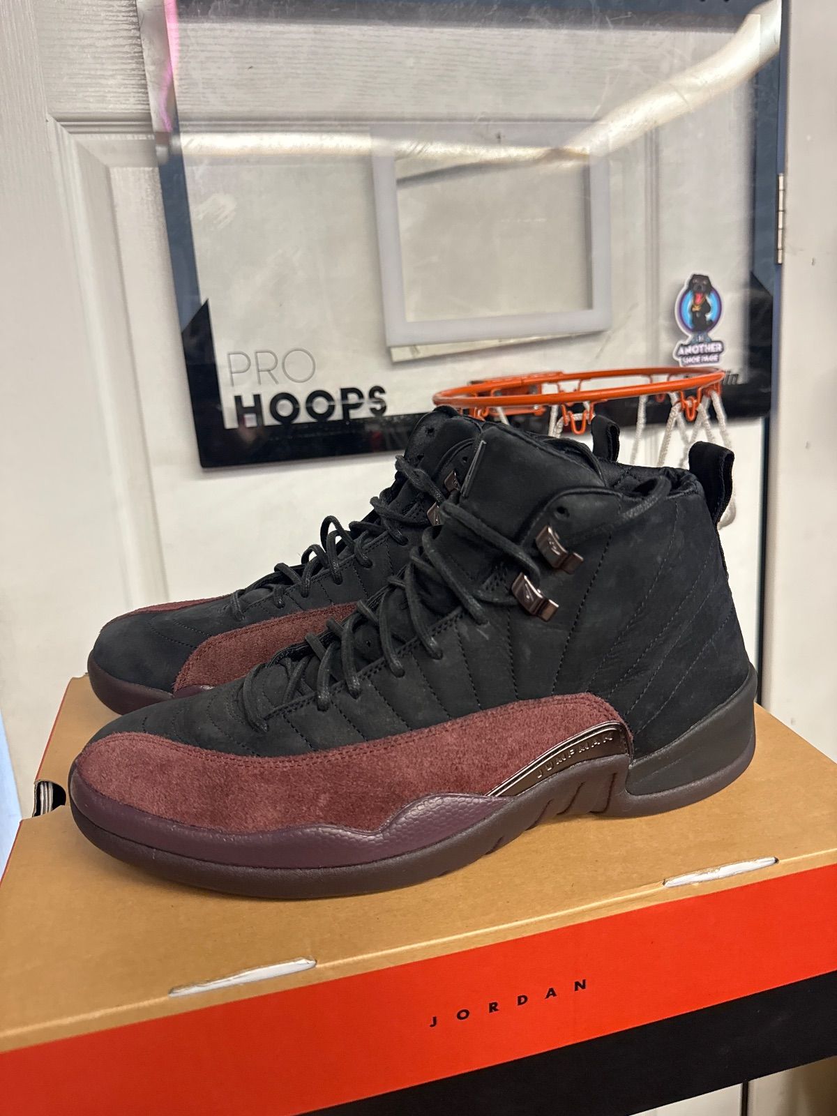 Jordan 12 Retro SP A Ma Maniére Black (Women's) - Lightly Used, OG Box