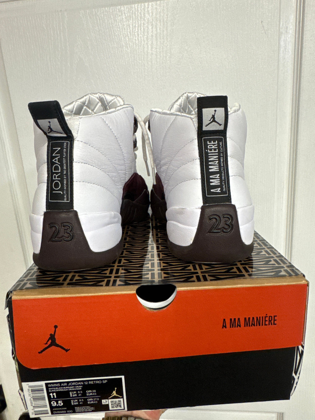 Jordan 12 Retro SP A Ma Maniére White (Women's) - Fairly Used, OG All