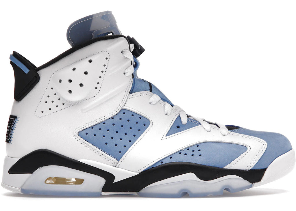 Jordan 6 Retro UNC White - Lightly Used, OG All
