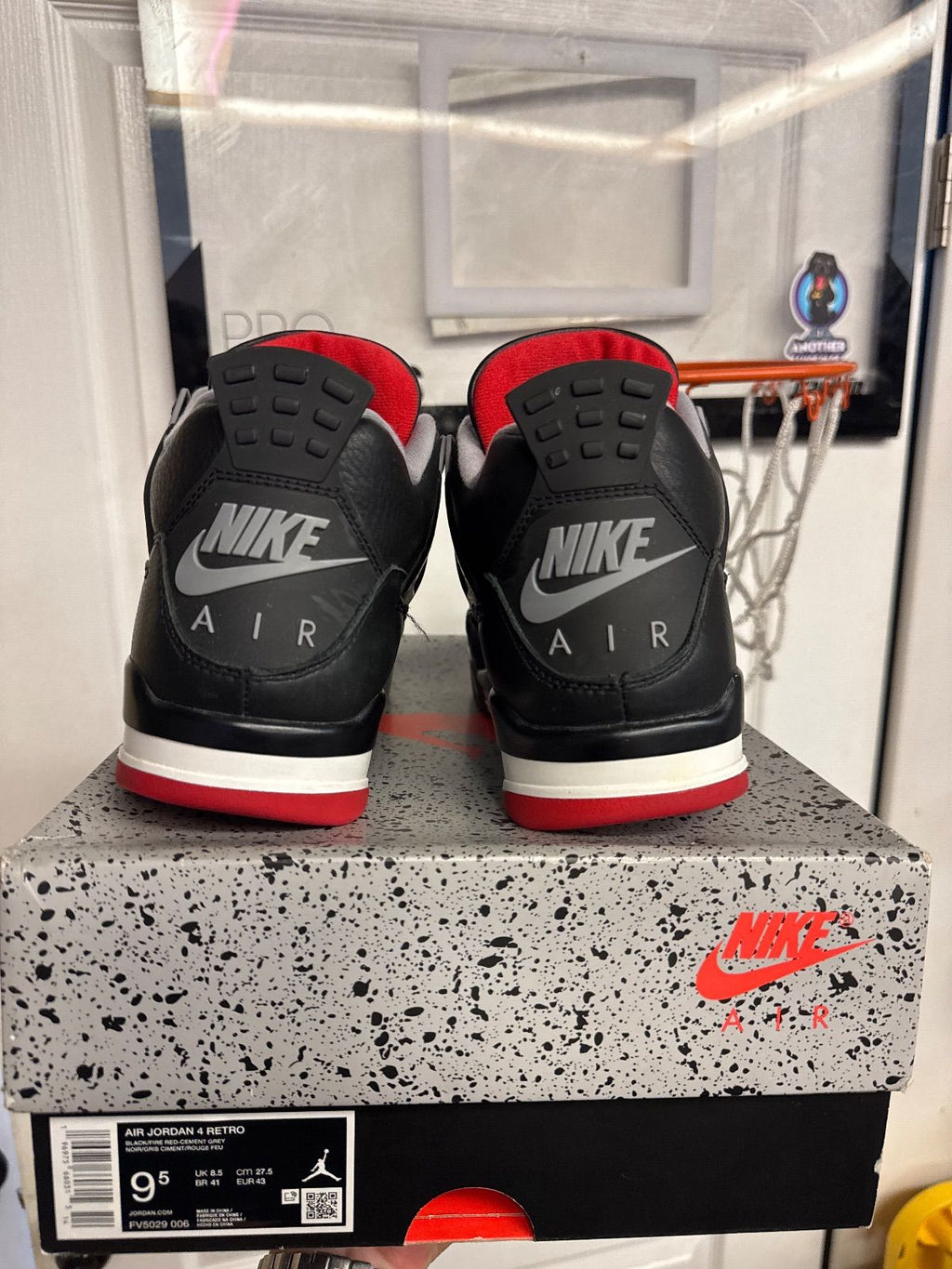 Jordan 4 Retro Bred Reimagined - Lightly Used, OG All