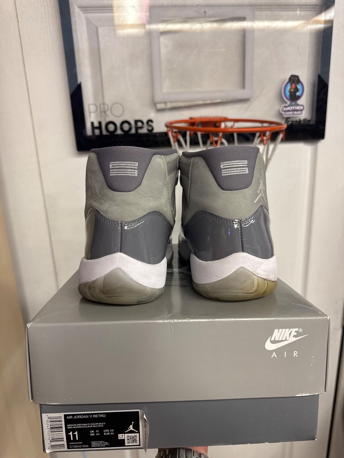 Jordan 11 Retro Cool Grey (2021) - Lightly Used, OG All
