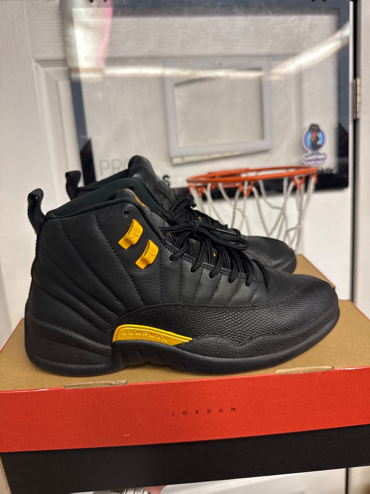 Jordan 12 Retro Black Taxi - Lightly Used, OG All