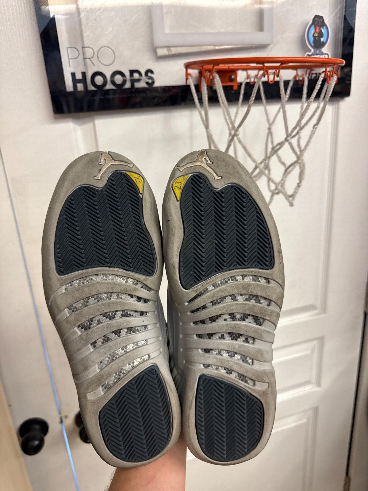 Jordan 12 Retro Low Wolf Grey - Lightly Used, No Box