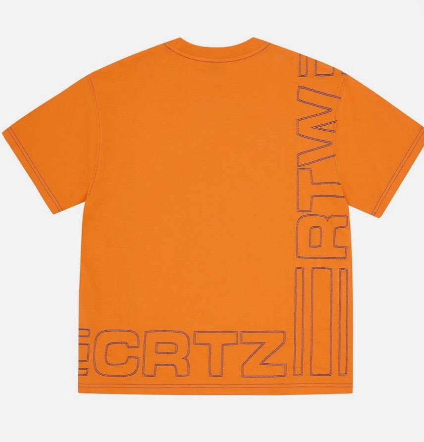 Corteiz Outline Heavyweight Tee Orange