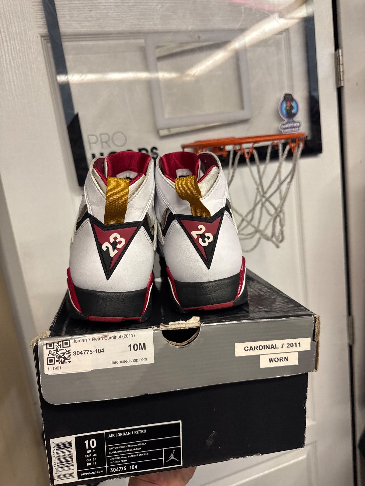 Jordan 7 Retro Cardinal (2011) - Lightly Used, OG All