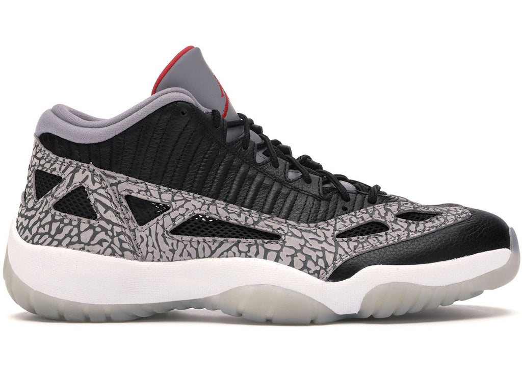 Jordan 11 Retro Low IE Black Cement - Lightly Used, OG All