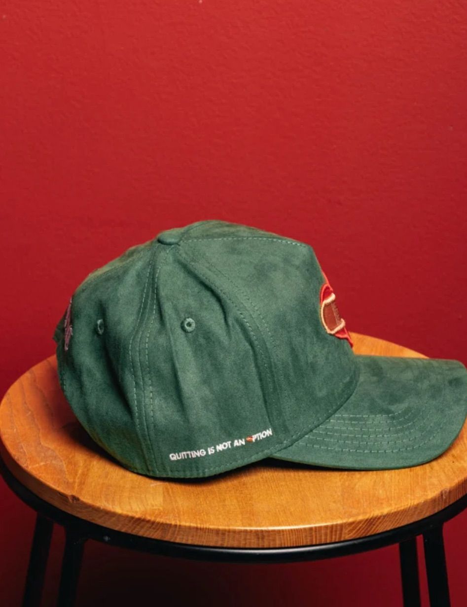 BHC Green Suede Snapback