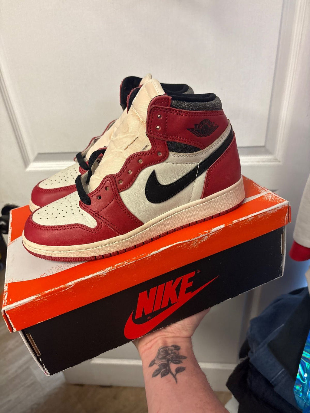Jordan 1 Retro High OG Chicago Lost and Found (GS) - Lightly Used, OG All
