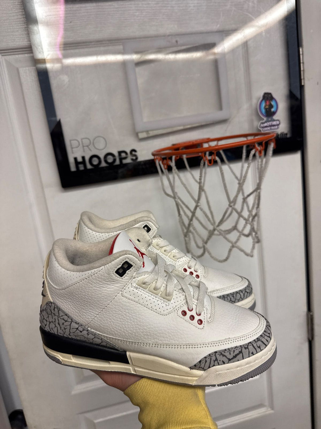 Jordan 3 Retro White Cement Reimagined (GS) - Lightly Used, No Box