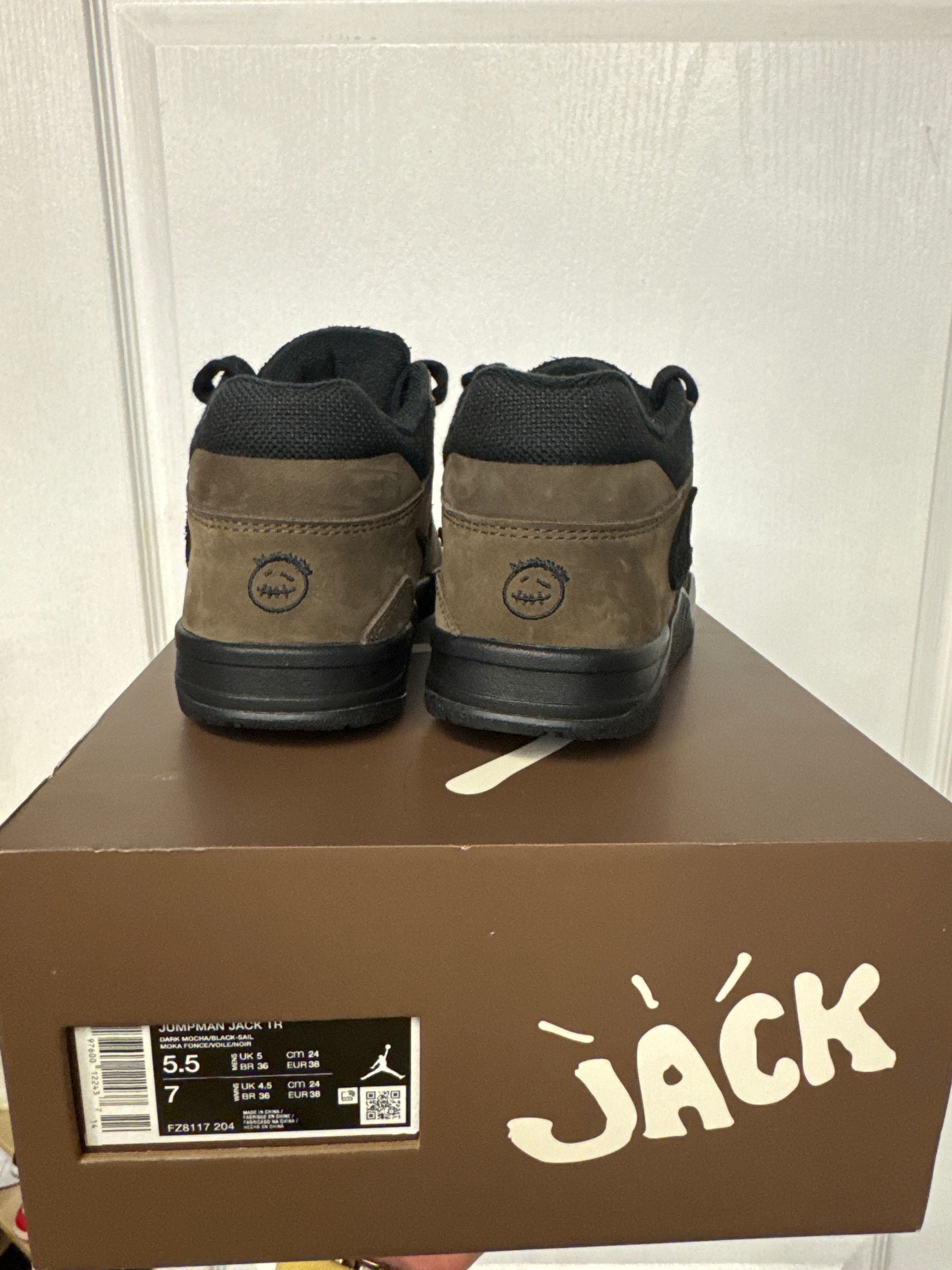 Jordan Jumpman Jack TR Travis Scott Dark Mocha - Lightly Used, OG All