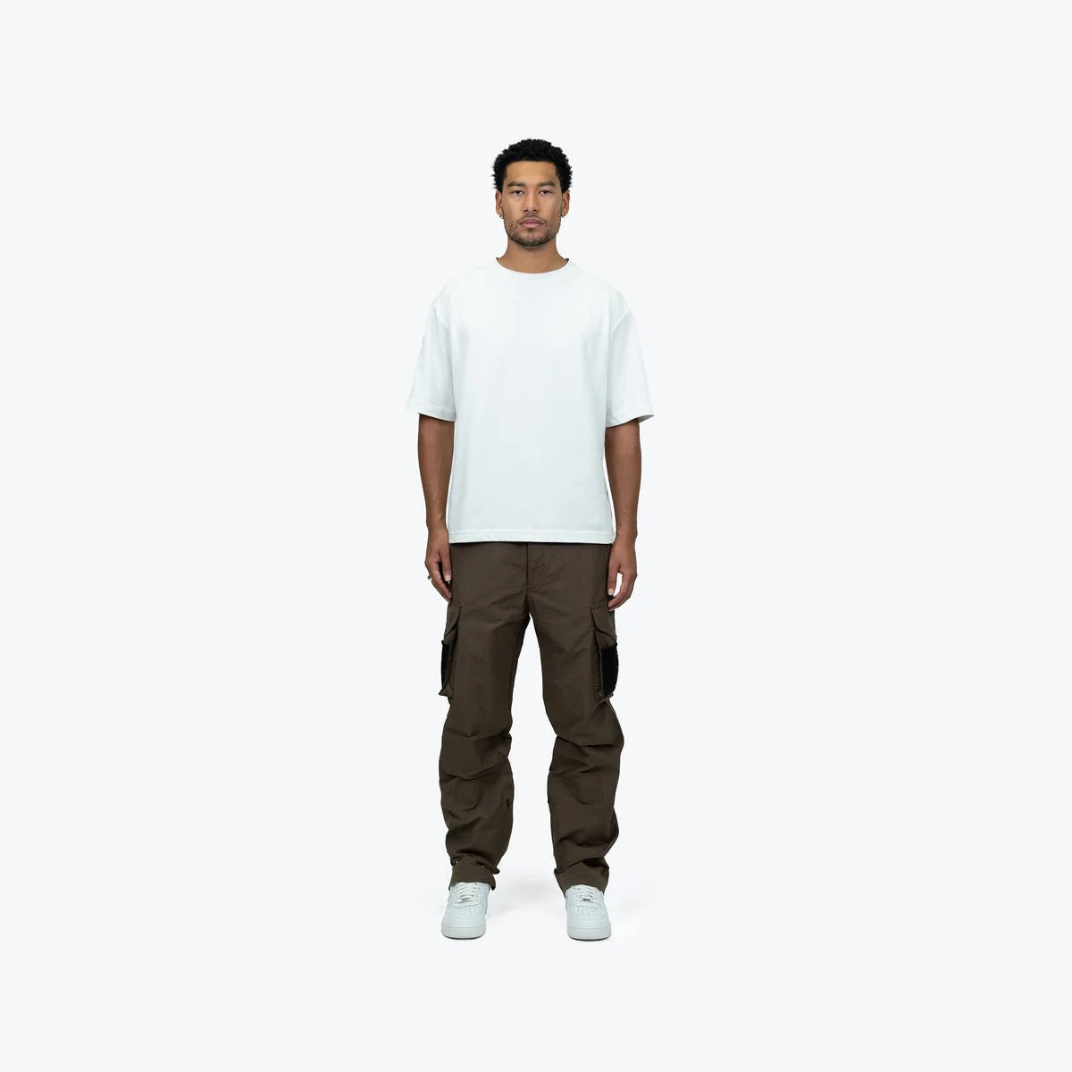 Richie Le Nylon Ripstop Cargo Pants Brown