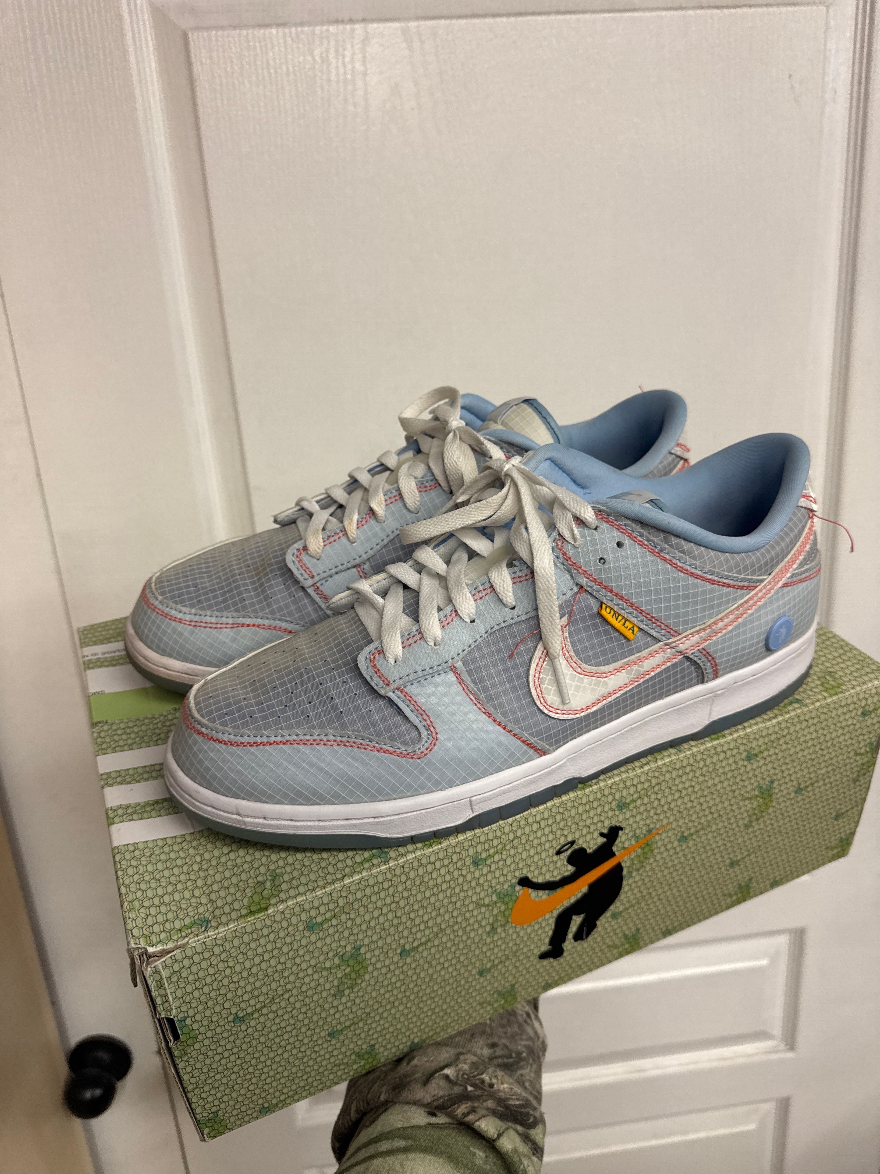 Nike Dunk Low Union Passport Pack Argon - Lightly Used, OG All