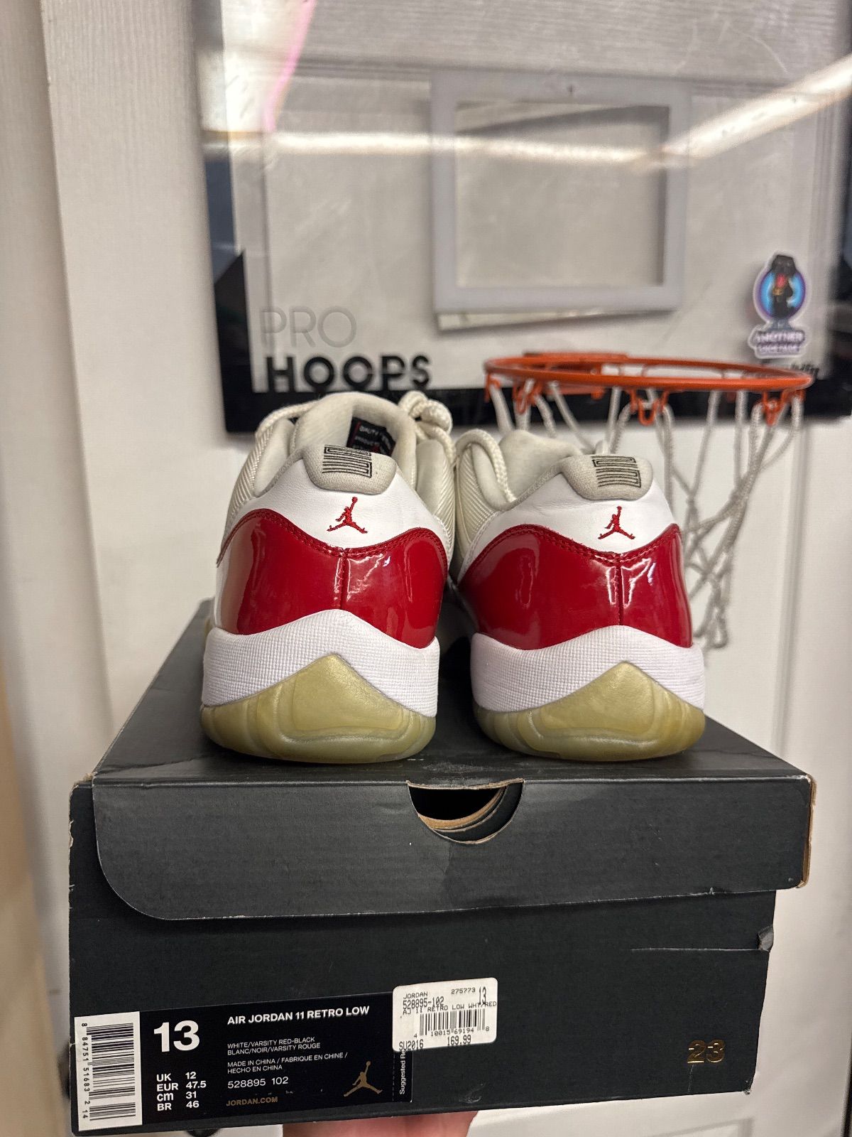 Jordan 11 Retro Low Cherry (2016) - Lightly Used, OG All