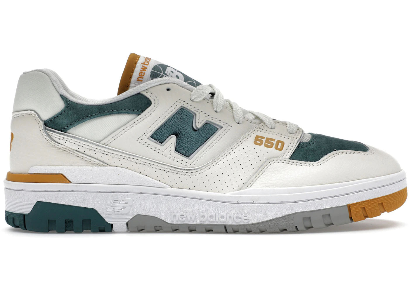 New Balance 550 Green Mustard