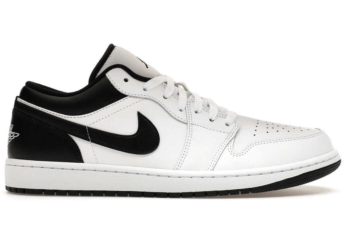 Jordan 1 Low White Black - Lightly Used, OG All