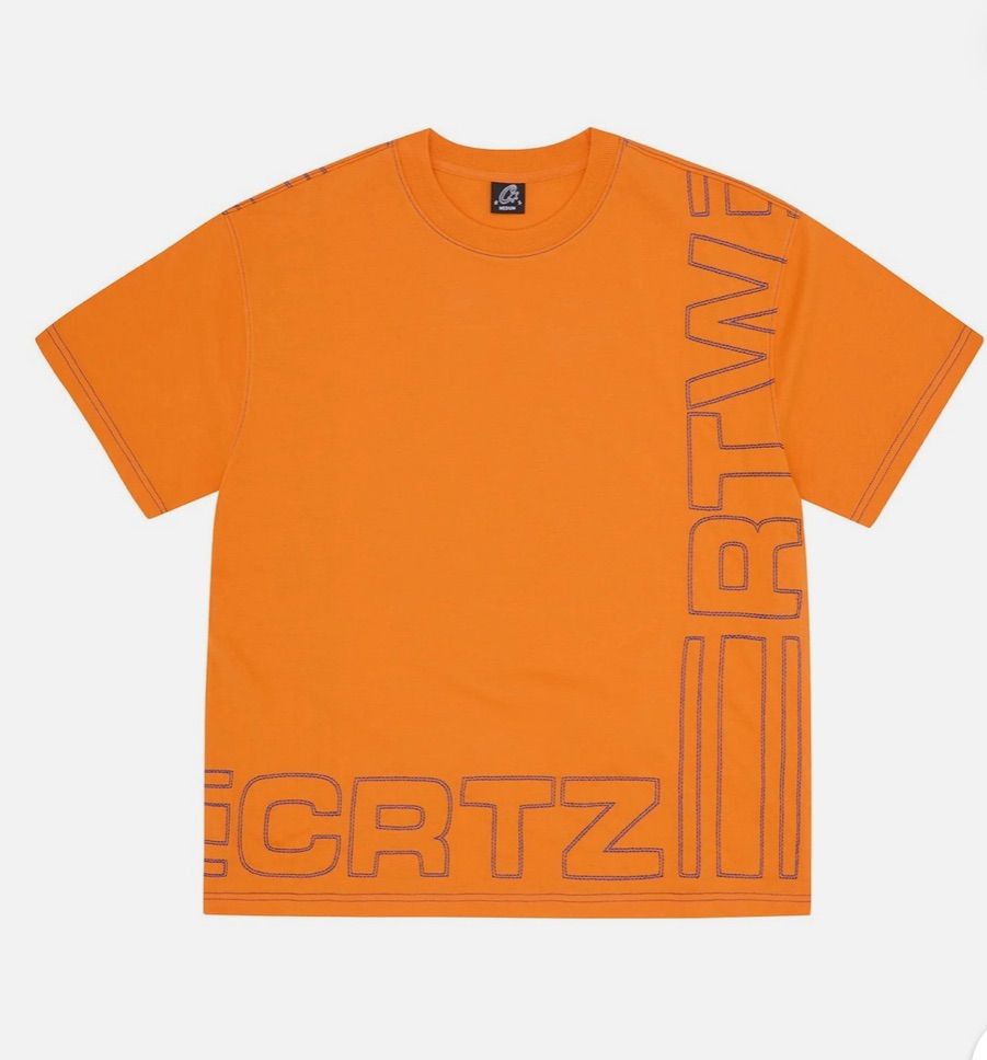 Corteiz Outline Heavyweight Tee Orange