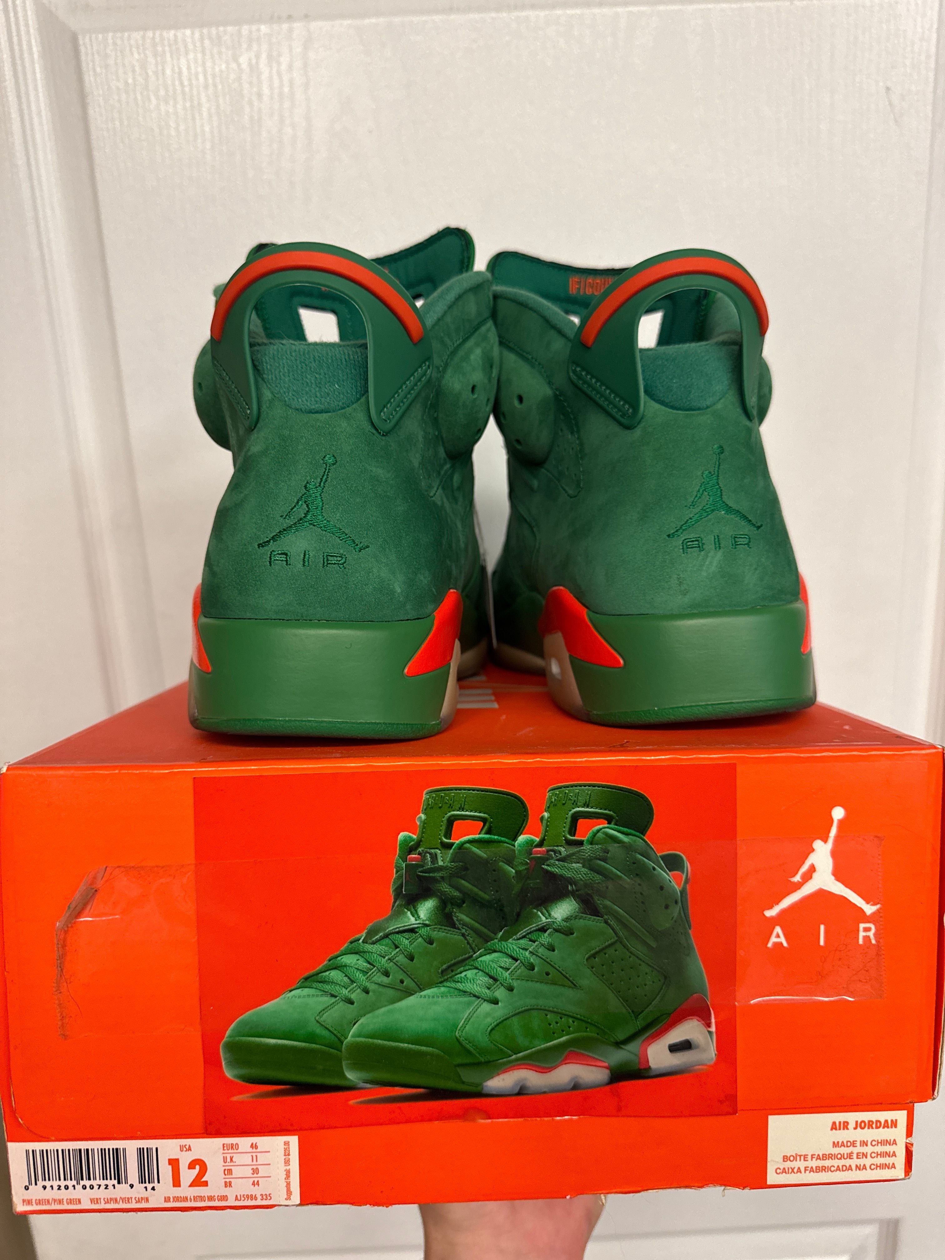 Jordan 6 Retro Gatorade Green - Lightly Used, OG Box